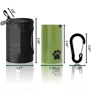 Νέα τσάντα σκουπιδιών για γάτες και σκύλους, βολική κρεμαστή τσάντα αποθήκευσης, αδιάβροχη, μικρή, στρογγυλή, φορητή, πολυλειτουργική τσάντα αποθήκευσης για σκύλους