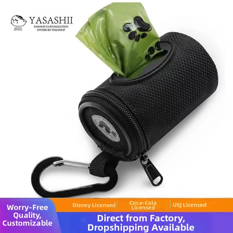 Νέα τσάντα σκουπιδιών για γάτες και σκύλους, βολική κρεμαστή τσάντα αποθήκευσης, αδιάβροχη, μικρή, στρογγυλή, φορητή, πολυλειτουργική τσάντα αποθήκευσης για σκύλους