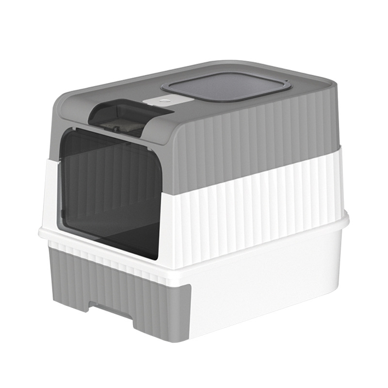 Amazon eksplozije prevelika kutija za mačji pijesak, potpuno zatvorena ladica, mačji WC, dezodorans otporan na prskanje, veleprodajni proizvođači