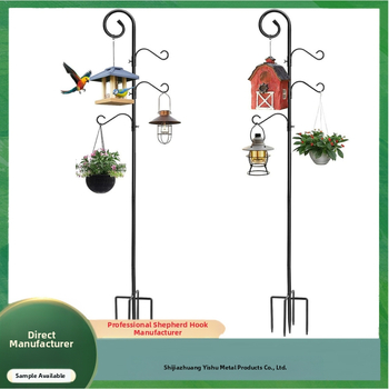 Karšto pardavimo piemens kablys geležinis amatų lauko nerūdijantis sodo žemės kuolas nuimamas nerūdijantis dizainas