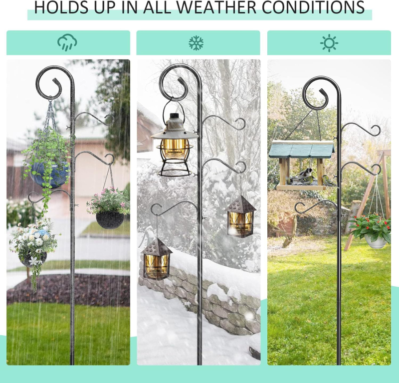 Karšto pardavimo piemens kablys geležinis amatų lauko nerūdijantis sodo žemės kuolas nuimamas nerūdijantis dizainas