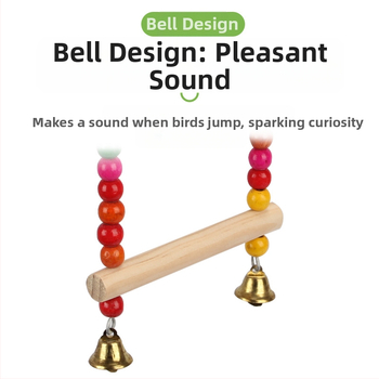 Παιχνίδι για παπαγάλους, δέρμα τίγρης, παιώνια, Xuanfeng, κλουβί πουλιών για μάσημα και αναρρίχηση, σκάλα, πλατφόρμα, σκάλα, κούνια, είδη κατοικίδιων ζώων