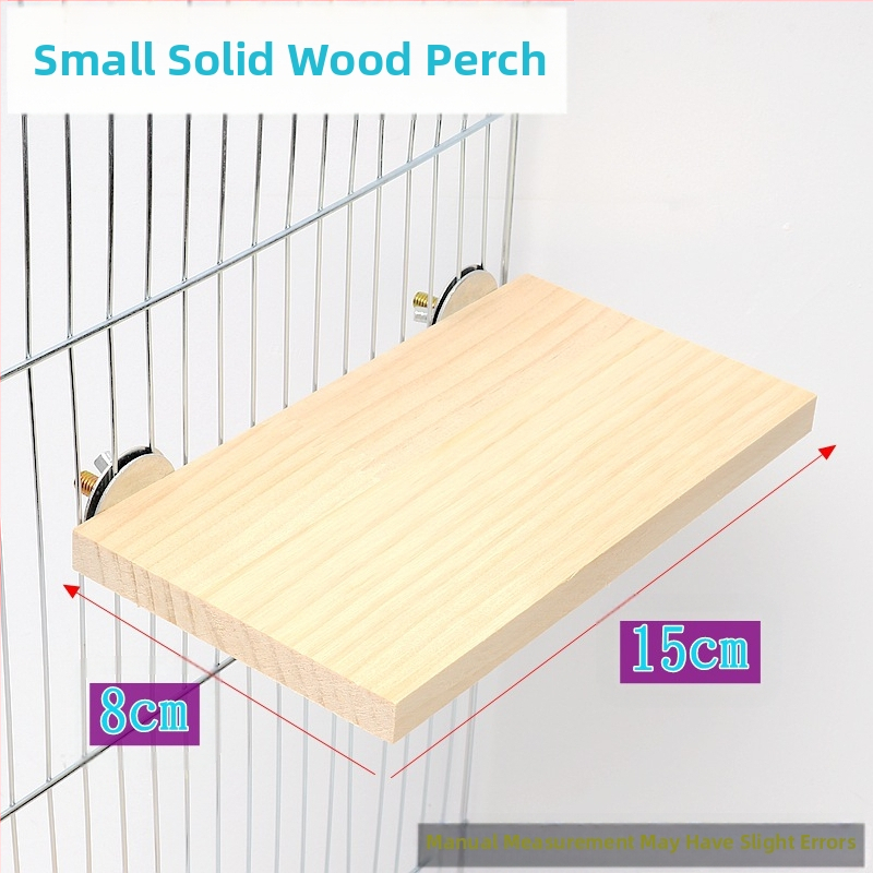Kāmja tīģera ādas peonija Xuanfeng Papagailis Bird Station dēļa platforma masīvkoka tramplīns laktas platforma būris Piederumi Piederumi