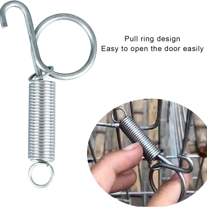 Amazoni piiriülene plahvatusohtlik vedruga puuri uksekonks küüliku puuri uksematerjali kast fikseeritud konksuga aretusvarustuse puuri uksekonks