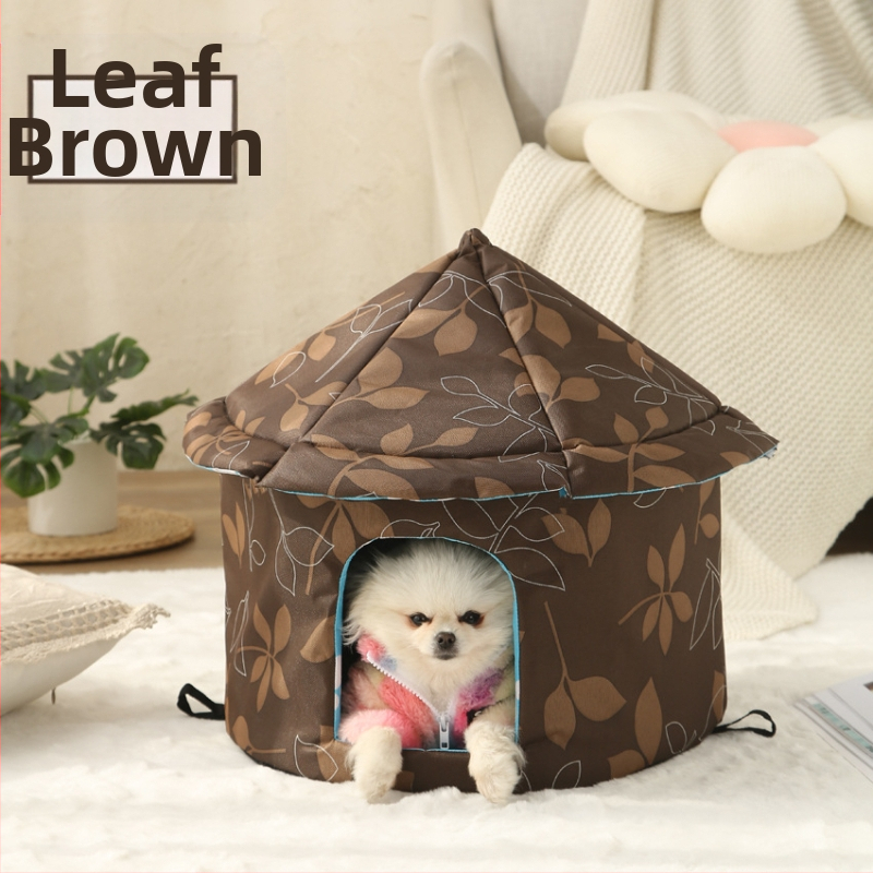 Kućica za mačke preko granice, vanjska vodootporna kućica za mačke i pse, kućica za kućne ljubimce, uklonjiva i periva vila za mačke, topla kućica za mačke i pse zimi