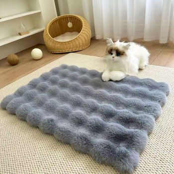 Katės lizdas „Four Seasons“ universalus augintinių miego apklotas, šiltas žieminis kilimėlis, mažo šuns ir katės guolis, atsparus purvui