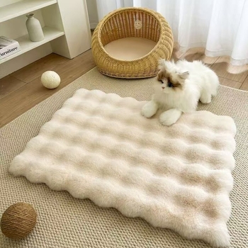 Katės lizdas „Four Seasons“ universalus augintinių miego apklotas, šiltas žieminis kilimėlis, mažo šuns ir katės guolis, atsparus purvui