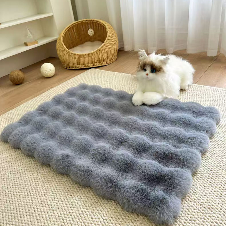 Katės lizdas „Four Seasons“ universalus augintinių miego apklotas, šiltas žieminis kilimėlis, mažo šuns ir katės guolis, atsparus purvui