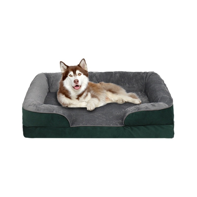 Pohovka pre domáce zvieratá Amazon Cross-Border Vankúš na pohovku pre psov Matrac na psiu špongiu Zimný jahňací zamatový domček pre psov Hniezdo pre domáce zvieratá