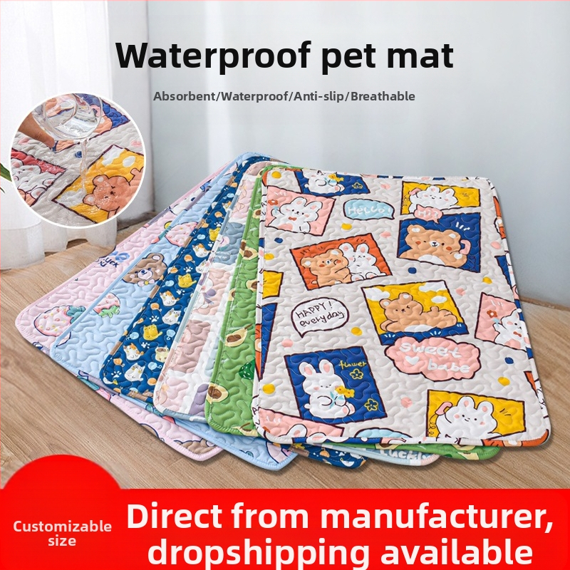 Lemmikloomade mähkmepadi pestav ja korduvkasutatav koera mähkmepadi imav libisemiskindel veekindel treeningjuhend mähkmepadi mähe