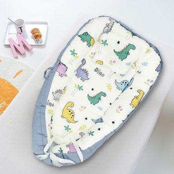 Grynos medvilnės sulankstomas kūdikio lizdas be pagalvių, nešiojama kūdikio lovelė, „Bionic“, visiškai atleidžiama, kelioninė kūdikio lovelė, skardinė