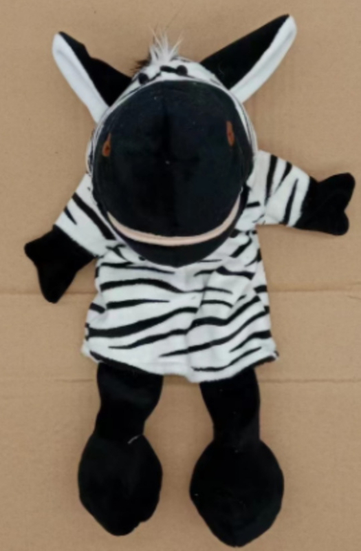 Piiriülene uus toode, loomade käenukk, lapsevanema ja lapse interaktiivne hariduslik plush-mänguasi, lõvi, vatsakest kõnelev sõrmenukk