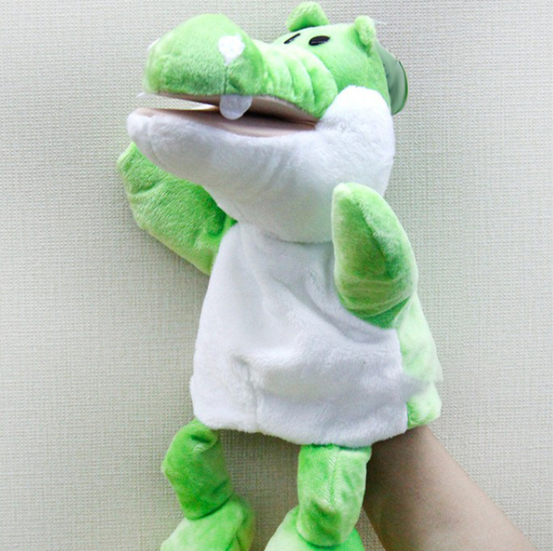 Piiriülene uus toode, loomade käenukk, lapsevanema ja lapse interaktiivne hariduslik plush-mänguasi, lõvi, vatsakest kõnelev sõrmenukk