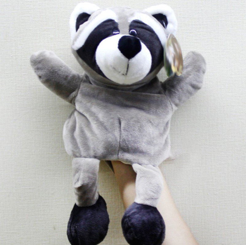 Piiriülene uus toode, loomade käenukk, lapsevanema ja lapse interaktiivne hariduslik plush-mänguasi, lõvi, vatsakest kõnelev sõrmenukk