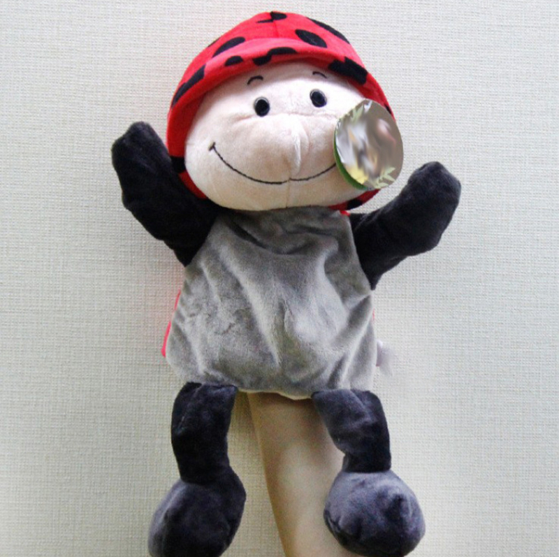 Piiriülene uus toode, loomade käenukk, lapsevanema ja lapse interaktiivne hariduslik plush-mänguasi, lõvi, vatsakest kõnelev sõrmenukk