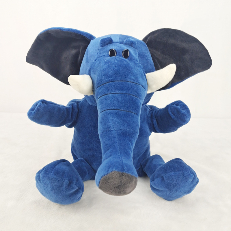 Piiriülene uus toode, loomade käenukk, lapsevanema ja lapse interaktiivne hariduslik plush-mänguasi, lõvi, vatsakest kõnelev sõrmenukk