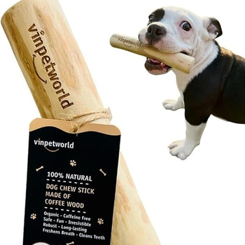 Дървена пръчка за смилане на кучета Amazon, устойчива на износване, устойчива на ухапване, против разглобяване, играчка за домашни любимци за средни и големи размери