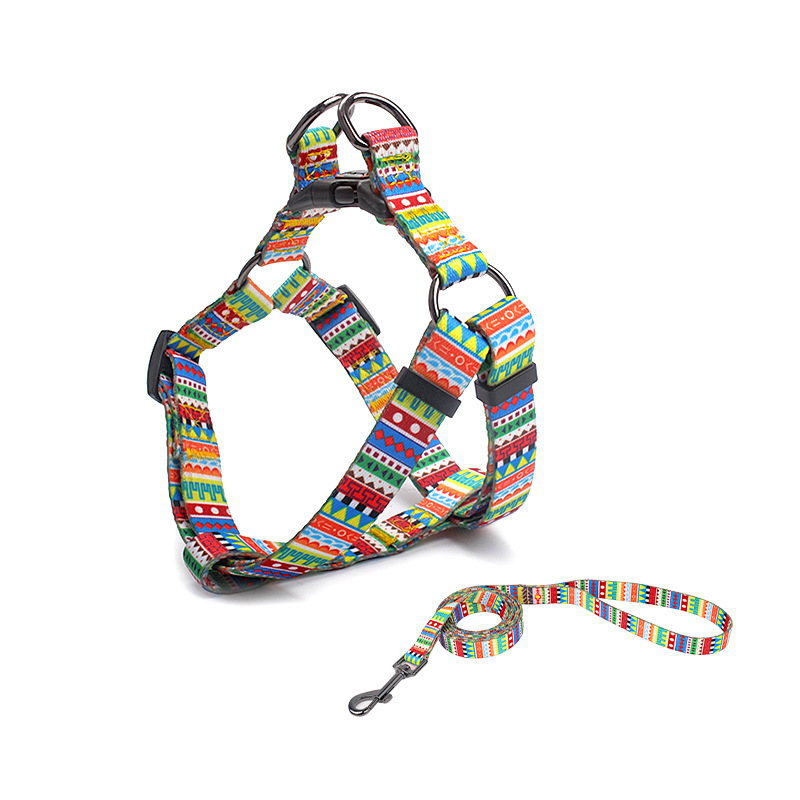 Трансграничен Amazon нов гръден колан за домашни любимци кучета с теглително въже на едро за домашни любимци кучешки гръден колан за кучета