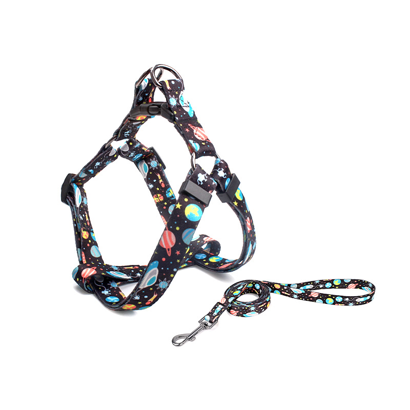 Трансграничен Amazon нов гръден колан за домашни любимци кучета с теглително въже на едро за домашни любимци кучешки гръден колан за кучета