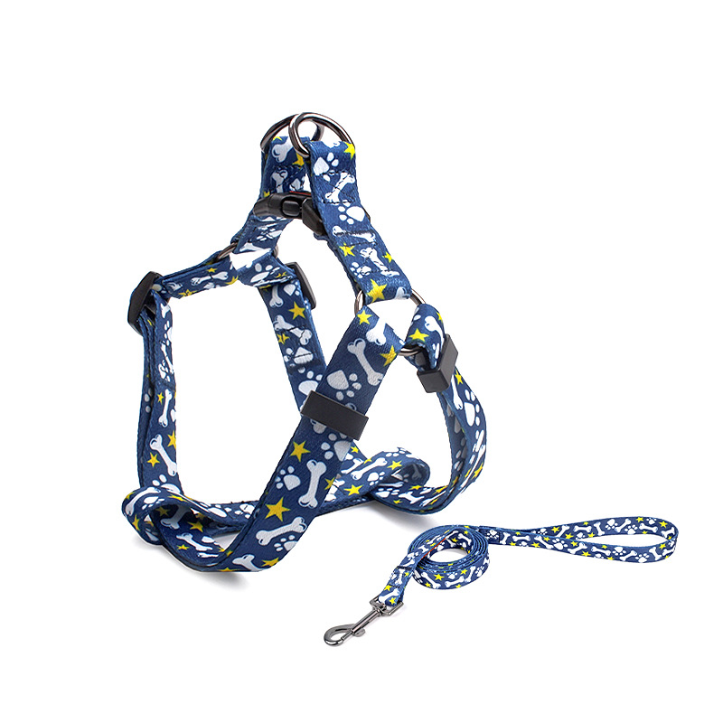 Трансграничен Amazon нов гръден колан за домашни любимци кучета с теглително въже на едро за домашни любимци кучешки гръден колан за кучета