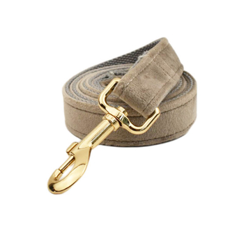 Γκρι βελούδο κατασκευαστής χονδρικής διασυνοριακό νέο κολάρο κατοικίδιων ζώων έλξης σχοινί ρυθμιζόμενο κολάρο σκύλου με λουρί σκύλου μπορεί να χαραχθεί