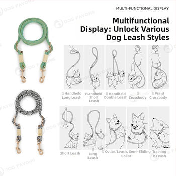 Λουρί κατοικίδιων από νάιλον διασυνοριακής χρήσης για μικρά και μεσαία σκυλιά, λουρί μέσης που δένει στο σώμα για βόλτα με σκύλους, πολυλειτουργικό λουρί σκύλου