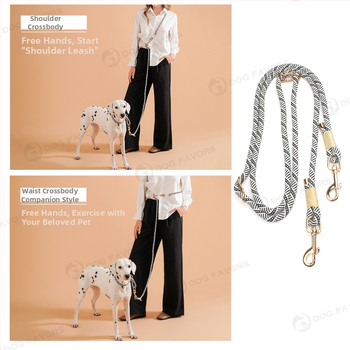 Λουρί κατοικίδιων από νάιλον διασυνοριακής χρήσης για μικρά και μεσαία σκυλιά, λουρί μέσης που δένει στο σώμα για βόλτα με σκύλους, πολυλειτουργικό λουρί σκύλου