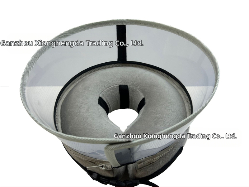 Надуваем PVC нашийник за домашни любимци, за кучета и котки, против ухапване, против надраскване, против облизване, красив, Pp преграда, подвижна