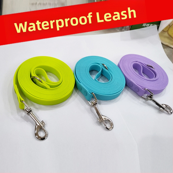 Amazon Горещо продавано PVC въже за теглене на домашни любимци Водоустойчиви продукти за кучета По-дълъг колан за теглене на домашни любимци Устойчиво на износване въже за разходка на кучета