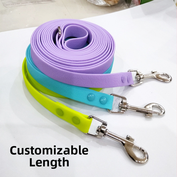 Σχοινί έλξης για κατοικίδια PVC με υψηλές πωλήσεις στο Amazon, αδιάβροχο, μακρύτερο ιμάντα έλξης για κατοικίδια, ανθεκτικό στη φθορά σχοινί για περπάτημα σκύλων