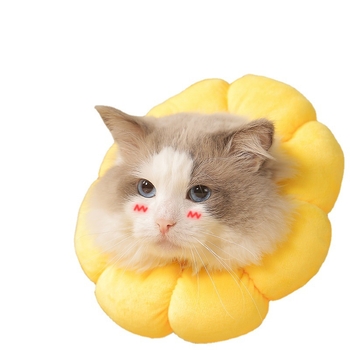 Κολάρο Ηλίανθου Elizabeth Κολάρο Κατοικίδιων, Κολάρο Γάτας Elizabeth Κολάρο Σκύλου Αποστειρωμένο Αντιγλειψό Κεφαλοδέτης