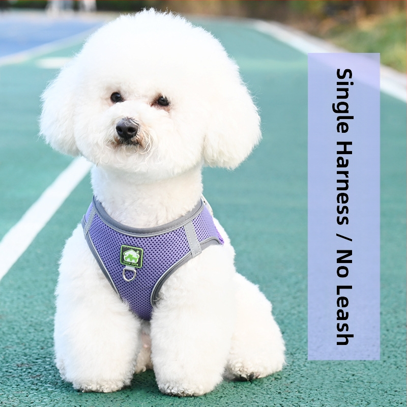 Жилетка за кучешка каишка, светлоотразителна каишка за гърди с плюшено мече Bimi, верига за разходка с куче
