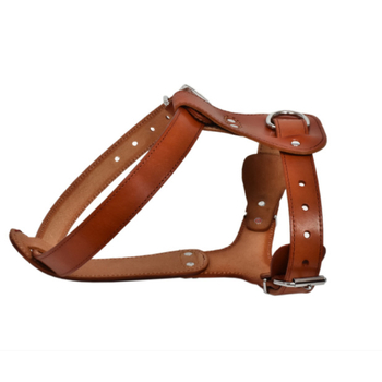 Σκύλος/Κατοικίδιο σκύλου, ζώνη πρώτης στρώσης από δέρμα αγελάδας, προστατευτική ζώνη εργασίας με έλξη, στήθος και πλάτη από δέρμα αγελάδας για σκύλους