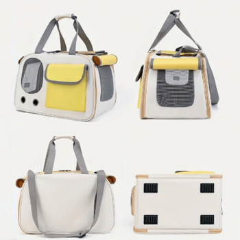 Εργοστάσιο χονδρικής τσάντας ώμου για κατοικίδια, απλή φορητή, μεγάλης χωρητικότητας, μονόπλευρη, αναπνεύσιμη τσάντα πλάτης για γάτες ώμου