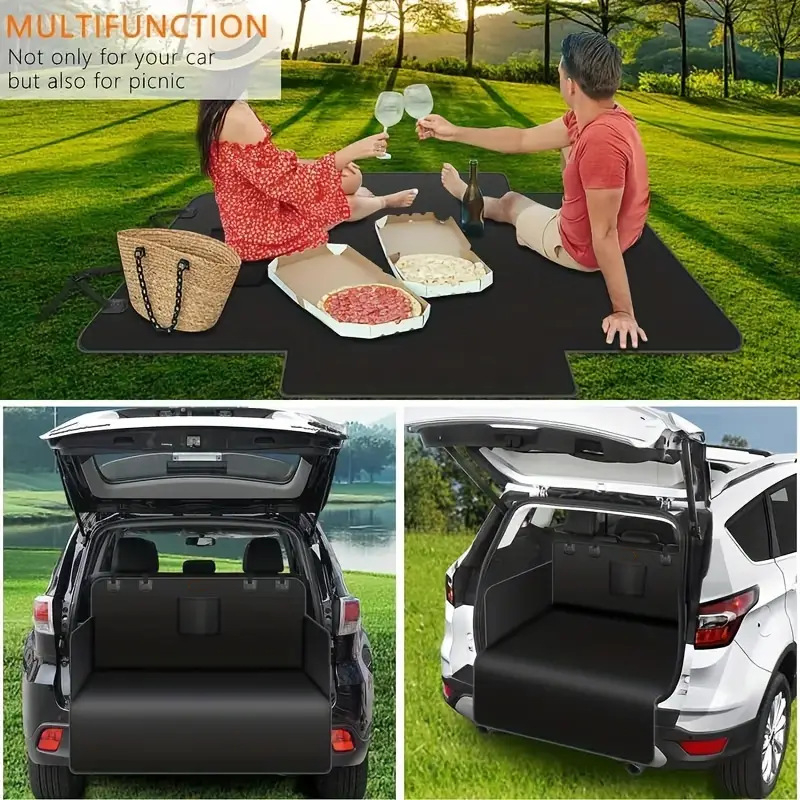 Постелка за багажник на кола, водоустойчива, устойчива на хващане, еднослойна, сваляща се и переща се, сгъваема възглавница за кучета за Amazon Dog