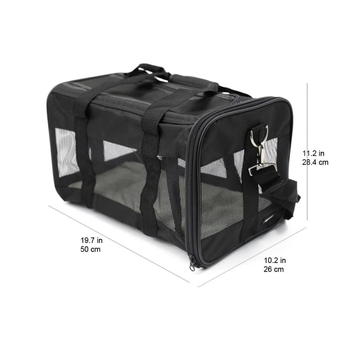 Трансгранична сгъваема четиристранна дишаща чанта за домашни любимци Amazon, чанта за домашни любимци с голям капацитет, лесна за носене