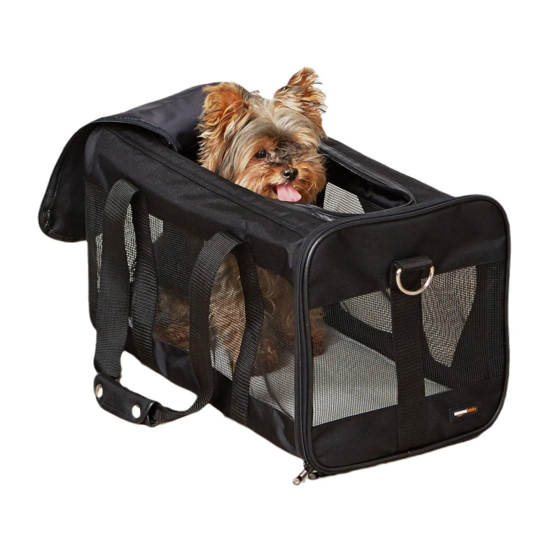 Трансгранична сгъваема четиристранна дишаща чанта за домашни любимци Amazon, чанта за домашни любимци с голям капацитет, лесна за носене