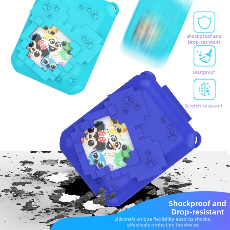 Подходящ за защитен калъф за домашни любимци Bitzee Bis второ поколение, инжектиране на силиконово масло, защита против изпускане