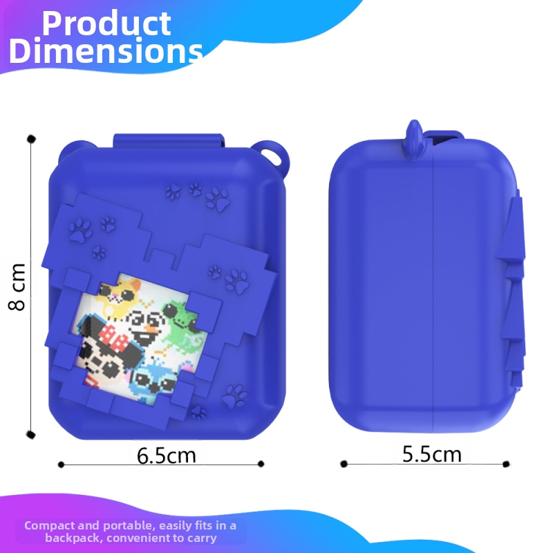 Подходящ за защитен калъф за домашни любимци Bitzee Bis второ поколение, инжектиране на силиконово масло, защита против изпускане