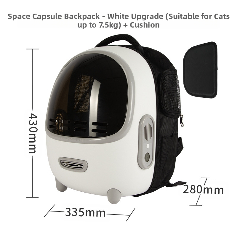 na zalihi veleprodaja ljetna svježa torba za mačke, super prozračna antistresna torba za mačke, prozirna kutija za zrak za kućne ljubimce na ramenu