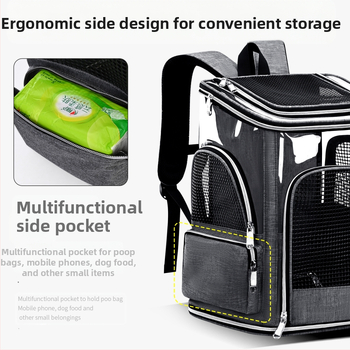 Νέα τσάντα γάτας, αναπνεύσιμη, φορητή, τσάντα για κατοικίδια, σακίδιο πλάτης μεγάλης χωρητικότητας για κατοικίδια, αντιεκρηκτικής ανάγκης