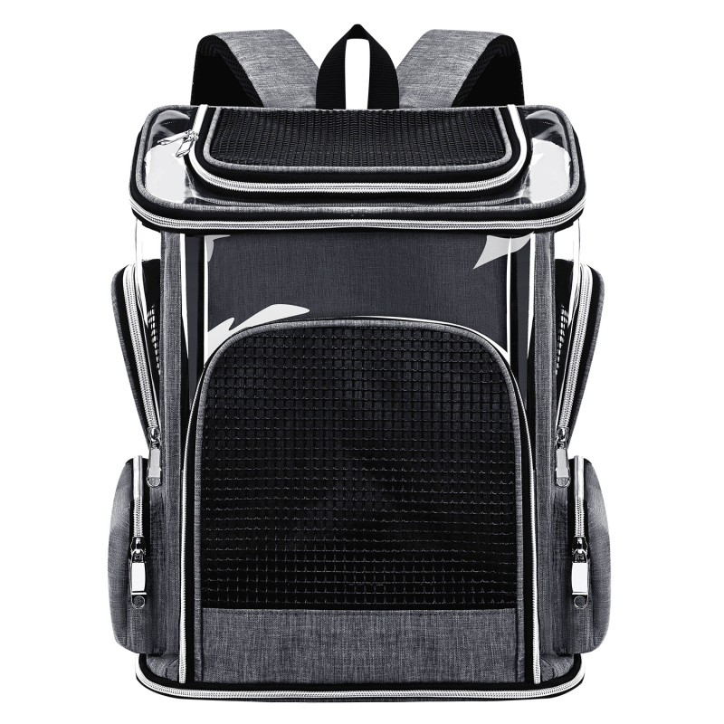 Nova torba za mačke, prozračna, izlazna prijenosna torba za kućne ljubimce, ruksak za kućne ljubimce velikog kapaciteta, protiv hitnih slučajeva