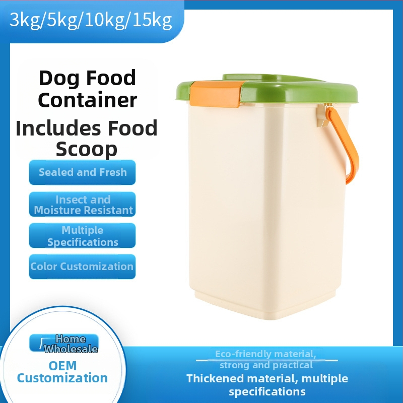 Tehase otsetarne ruudukujuline teravilja hoiutünn 5kg niiskuskindel suletud teravilja hoiutünn kassi teravilja tünn koera teravilja tünn lemmiklooma teravilja tünn