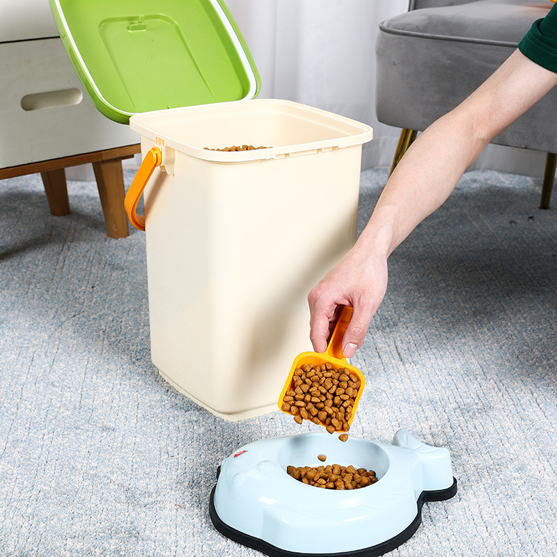 Tehase otsetarne ruudukujuline teravilja hoiutünn 5kg niiskuskindel suletud teravilja hoiutünn kassi teravilja tünn koera teravilja tünn lemmiklooma teravilja tünn