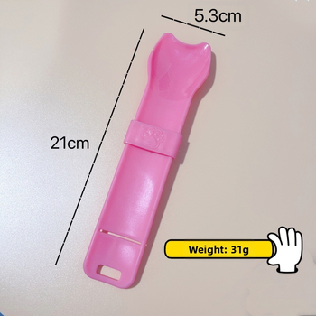 Трансгранична нова хранилка за котки с ленти, лъжица за изстискване на ленти за котки, не мръсни ръце, месо за домашни любимци, кални закуски, лъжица за хранене на котешка храна