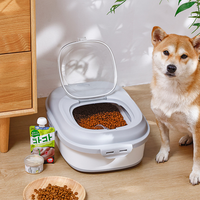 Naminių gyvūnėlių ėdalo kibiras, atsparus drėgmei ir vabzdžiams, sandarus didelės talpos grūdų laikymo kibiras, sulankstomas ryžių kibiras, miltų grūdų laikymo kibiras