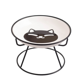 Nova keramička zdjela za mačju hranu od Amazona za kućne ljubimce, visoki tanjur za mačju hranu, tanjur za grickalice, konzervirani tanjur, protiv cervikalne spondiloze, protiv prevrtanja, posuda za mačju hranu