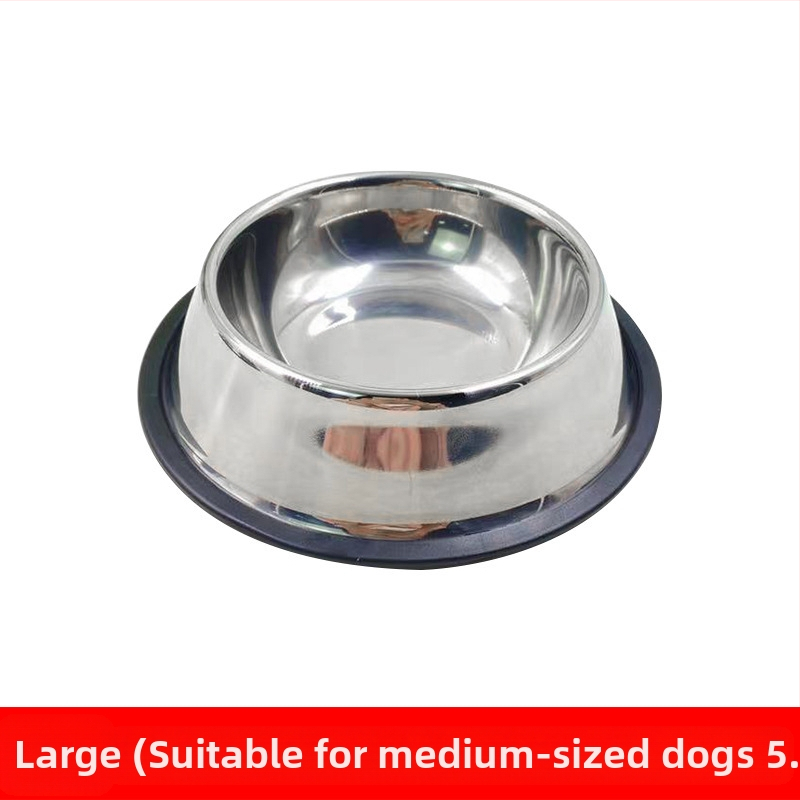 Купа за кучета от неръждаема стомана, антидетонираща купа за кучета, голяма хранилка за кучета, голяма купа за кучета