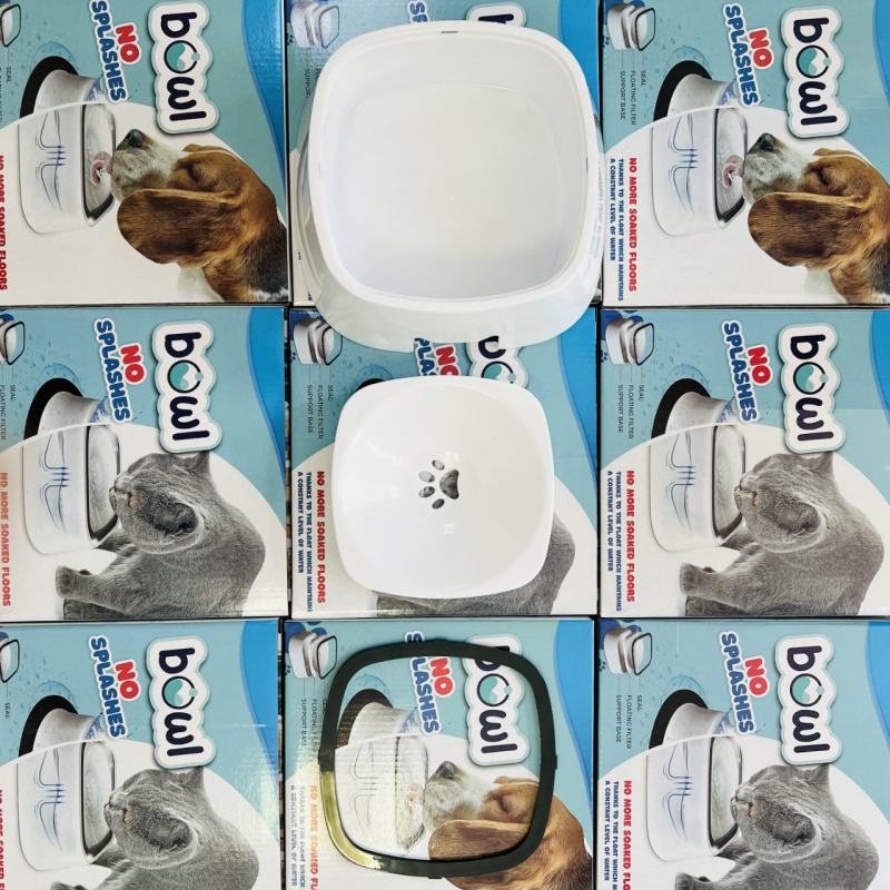 Dispenser automat de apă pentru pisici mici de uz casnic transfrontalier, dozator de orez pentru câini, dozator automat de apă pentru animale de companie, bol pentru câini, consumabile pentru animale de companie