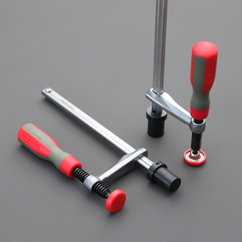 Medienos apdirbimo stalo presas 【Maža didmeninė prekyba】 Plastikinės rankenos medienos apdirbimo greito presavimo spaustukas